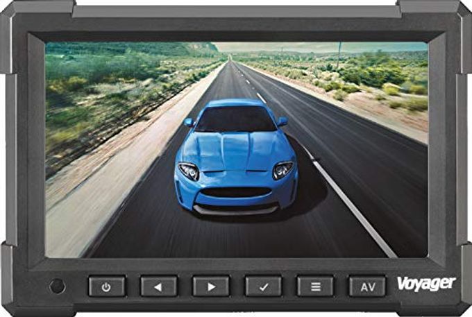 VOYAGER Vom718 7" Lcd Color Backup Rear View Vehicle Observation Monitor W/ 3 Camera Inputs, Video For Up To 3 Cameras (Cameras Sold Separately), Ntsc/Pal Compatible, 12V 24V Compatible - Image 3