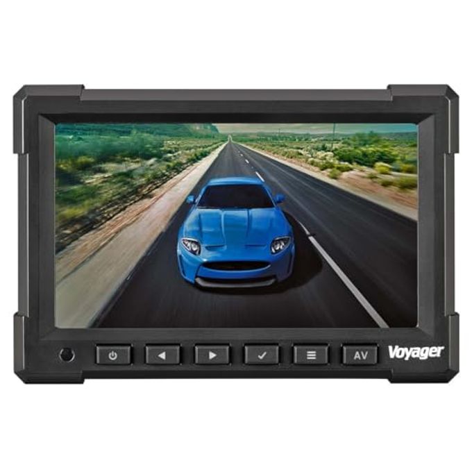 VOYAGER Vom718 7" Lcd Color Backup Rear View Vehicle Observation Monitor W/ 3 Camera Inputs, Video For Up To 3 Cameras (Cameras Sold Separately), Ntsc/Pal Compatible, 12V 24V Compatible - Image 5