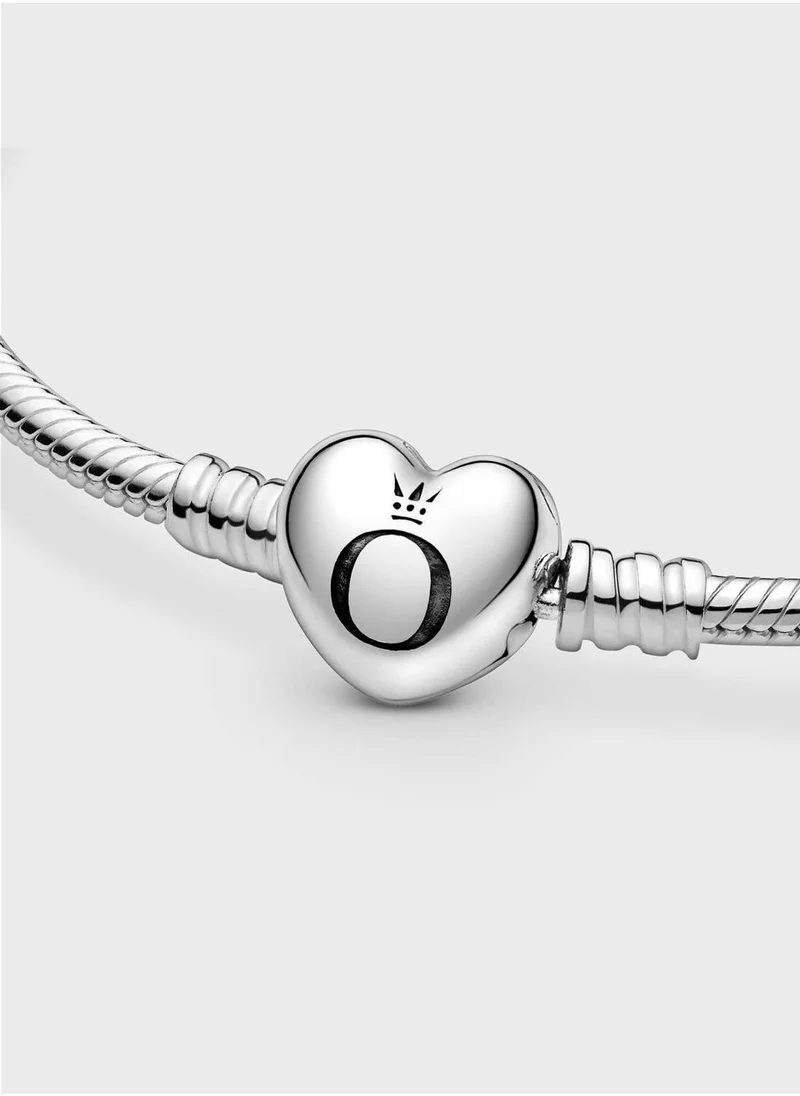 PANDORA Moments Heart & Snake Chain Bracelet