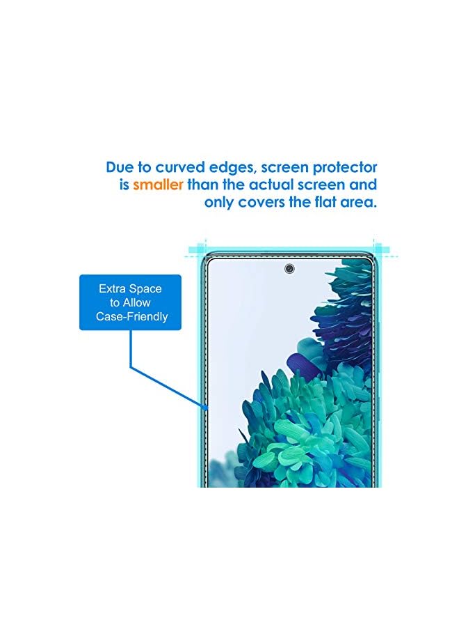 Jetech Screen Protector for Samsung Galaxy S20 FE 6.5-Inch, Tempered Glass Film, 3-Pack - Image 3