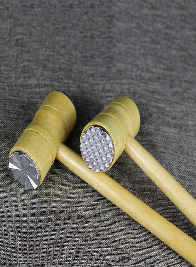 Teensery Meat Tenderizer Dual-Sided Meat Mallet Wooden Handle Meat Hammer Kitchen Tool for Tenderizing Steak Beef, 1 Piece - Image 2