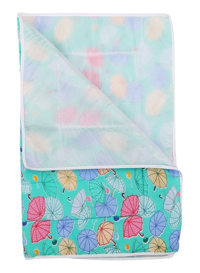 First Kids Step FARETO Baby's One Sided Cotton and Form Cloth Changing Mat (Multicolour, 0-6 Months, Pack of 4) - Image 4