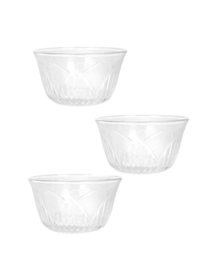 Maxim 3-Piece Stackable Salad Bowl Clear 19.3cm  - Image 2