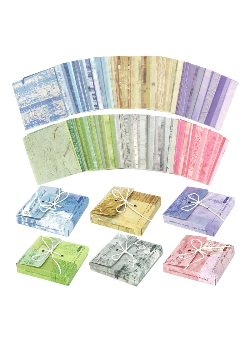 SYOSI 600 ورقة كراسة قصاصات ورقية قديمة، قصاصات ورقية ملونة، ورق زينة جمالي، ورق لتدوين الملاحظات لقصاصات الصحف، ورق قصاصات نصي لمزج الرسومات، الكتابة، والهوايات اليدوية - Image 1