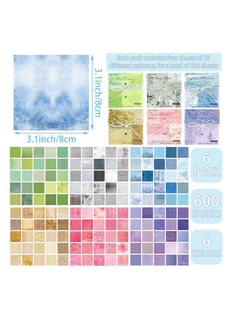 SYOSI 600 ورقة كراسة قصاصات ورقية قديمة، قصاصات ورقية ملونة، ورق زينة جمالي، ورق لتدوين الملاحظات لقصاصات الصحف، ورق قصاصات نصي لمزج الرسومات، الكتابة، والهوايات اليدوية - Image 2