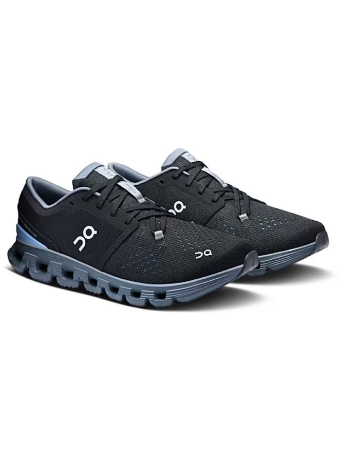 On Cloud X 4 Men’s & Women’s Performance Sneakers – Black Chambray - Image 2