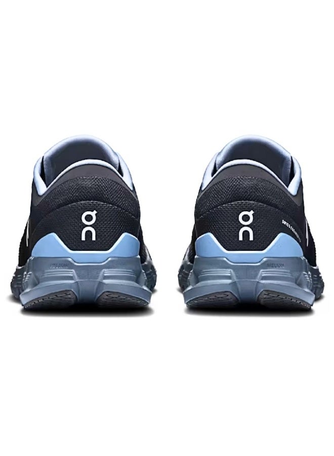 On Cloud X 4 Men’s & Women’s Performance Sneakers – Black Chambray - Image 4
