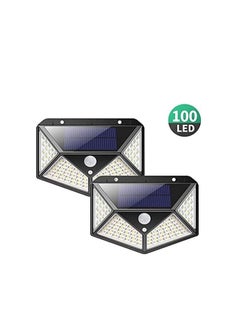 TYCOM Solar Lights Outdoor Powered 270 Wide-Angle Motion Sensor Lights Security Wall Light 100 LED IP65 Wireless Waterproof Outdoor Lights for Garden Patio Yard Deck Garage Pool (4 Pack)  - Image 3