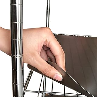 BRIAN & DANY BRIAN & DANY 14" x 30" Wire Shelf Liners(Rolled 5Pk), Clear/Gray Waterproof Utility Rack Protector, Heavy Duty Nonslip  - Image 1