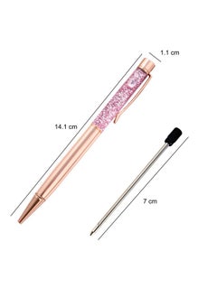 2 Pieces Bling Dynamic Crystal Liquid Metal Ballpoint Pens Floating Glitter Pens With 10 Pieces Replacement Black Refills For Office Christmas Wedding Birthday - pzsku/Z0B9F7BD09694E6E73689Z/45/_/1731927261/7fe0756f-8677-4985-9840-c2a7d7d6156c