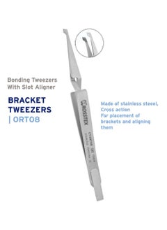 Crosstex Dental Instruments Orthodontic Bracket Tweezer With Slot Aligner 