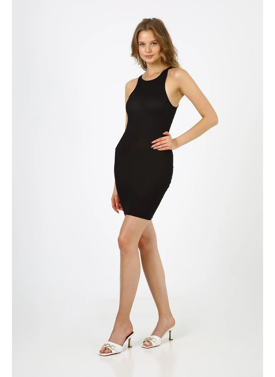 Alexander Gardi Halter Neck Dress (B21-4400)