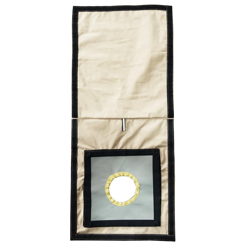 SoloWilder Stove Jack with Rain Flap Canvas Tent Fire Resistant for Canvas Hot Tent Camping - Image 5
