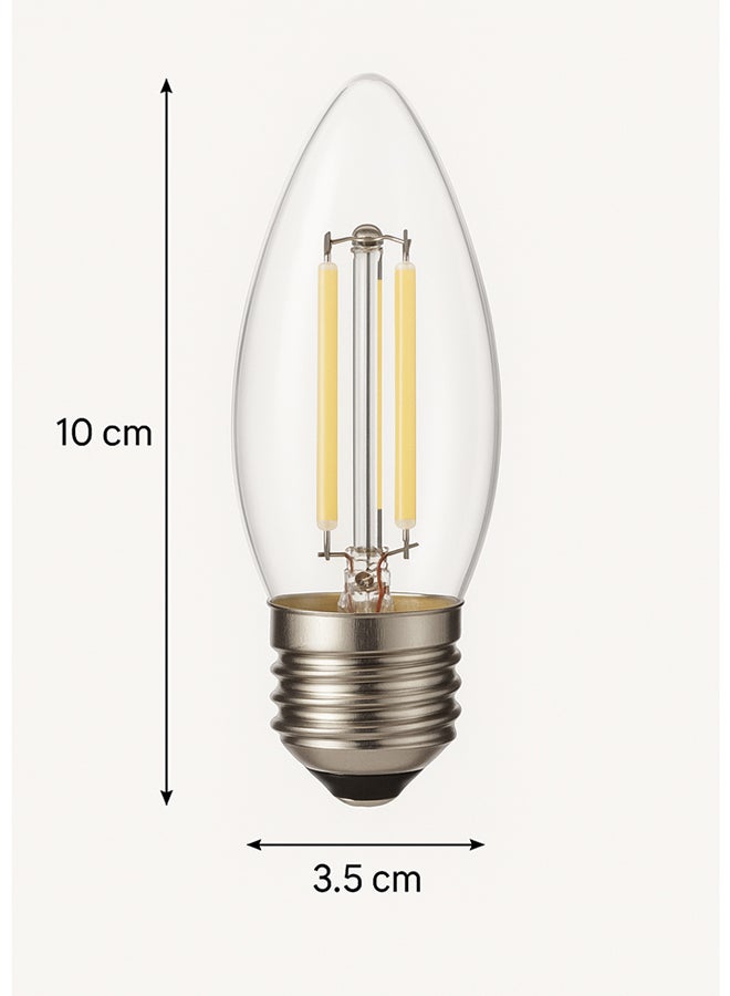 MODI D019 LED Candle MD-TB0404 4W E27 SL-WW@ Pack of 2 - Image 5