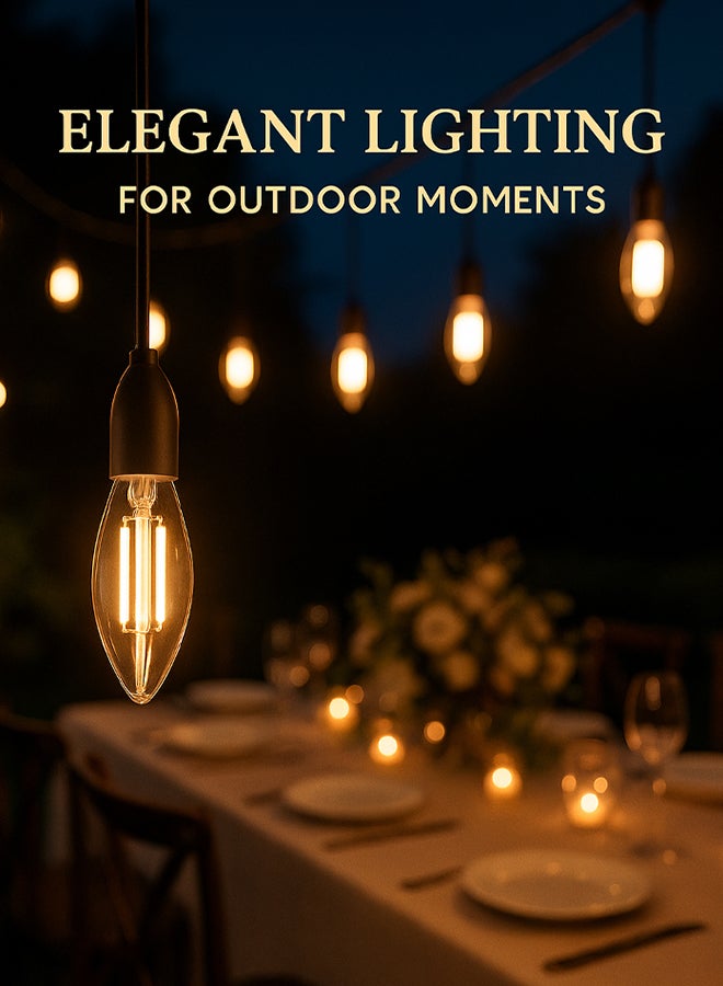 MODI D019 LED Candle MD-TB0404 4W E27 SL-WW@ Pack of 2 - Image 4