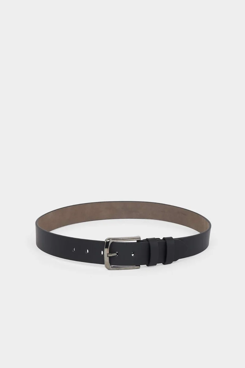 ديفاكتو Man Rectangle Clasp Faux Leather