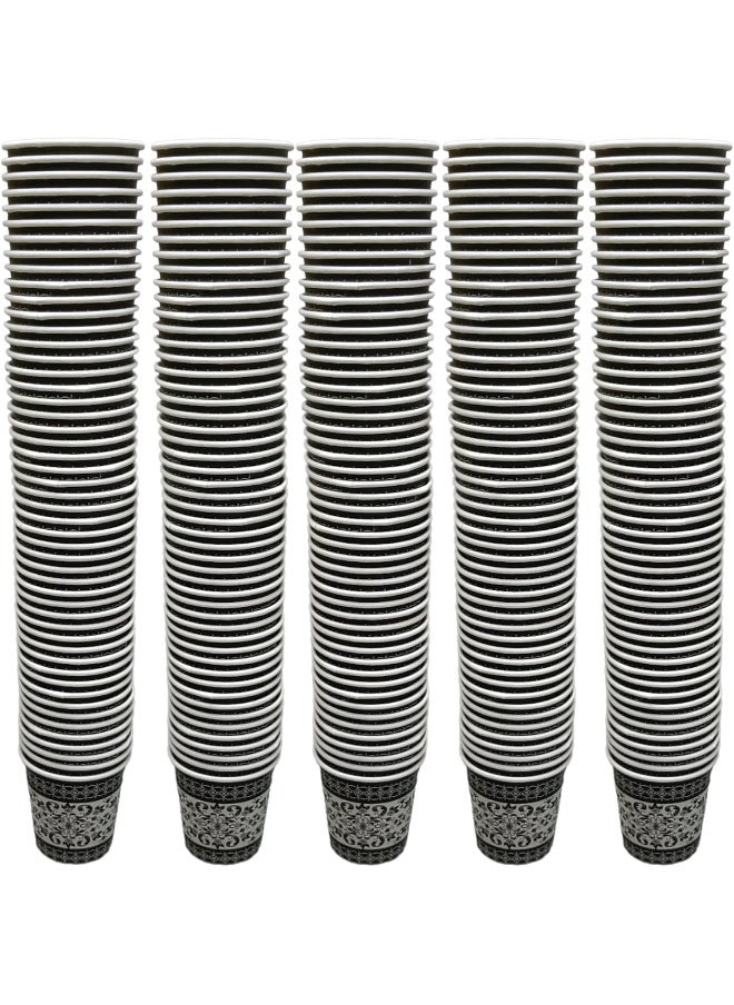 ALSAQER Alsaqer Paper Kahwa Cups 500-Pieces, 2.5 oz Capacity, Black  - Image 1