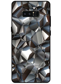 Protective Case Cover For Samsung Galaxy Note 8 Smart Series Printed Protective Case Cover for Samsung Galaxy Note 8 3D Grey Pattern
