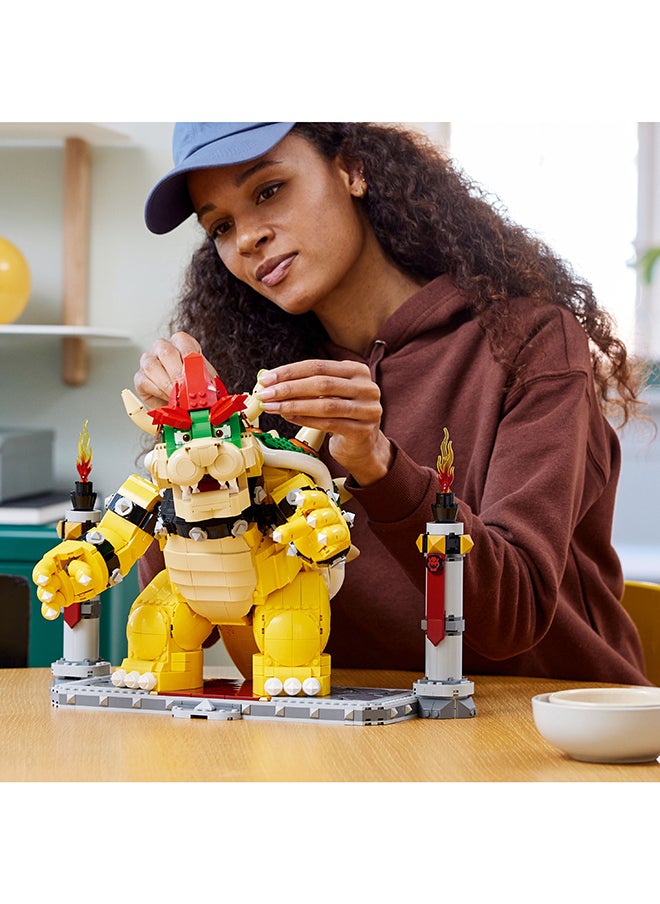 LEGO - Super Mario The Mighty Bowser 71411 Building Kit; Collectible Gift For Adult Fans; Features Button-Activated Head-And-Neck Movement And A Fireball Launcher, Plus A Battle Platform For Display (2,807 Pieces) - Image 1