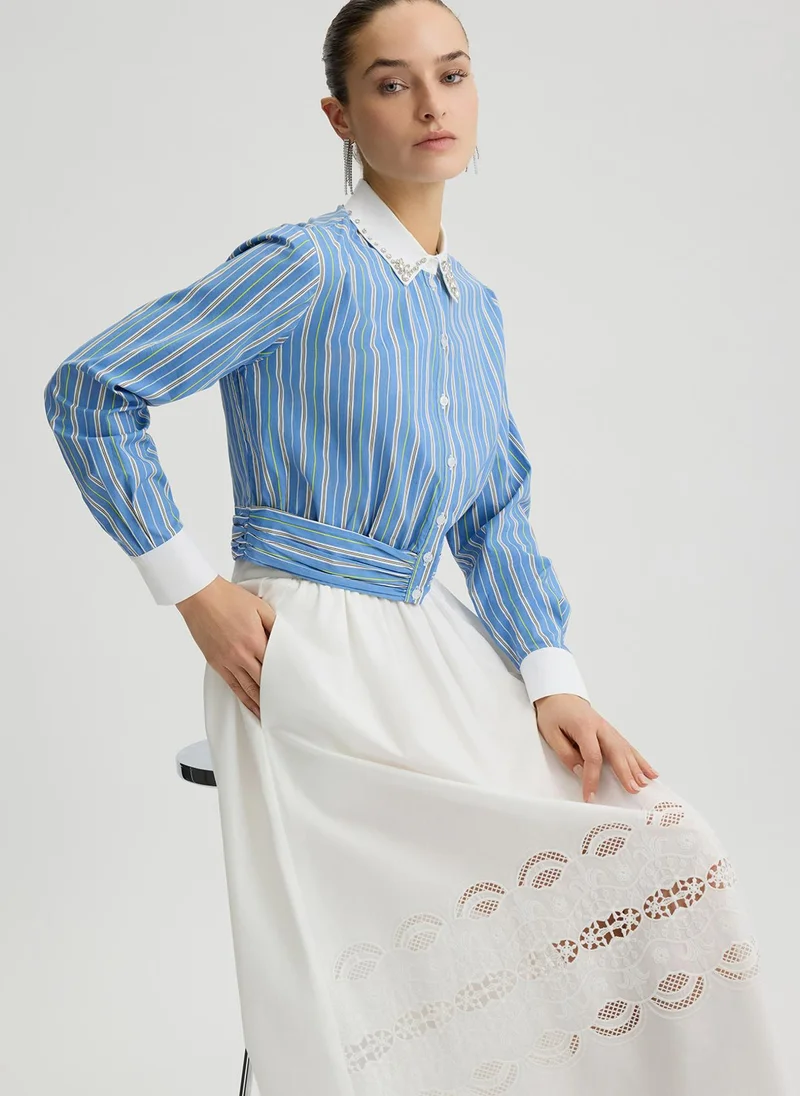 Liu Jo Printed poplin shirt