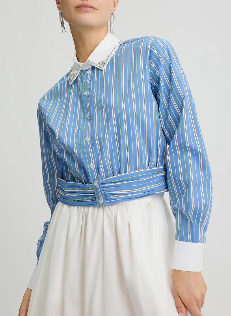 Liu Jo Printed poplin shirt