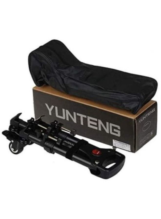 يونجتنج 3 عجلات بكرة العالمي طوي DSLR كاميرا ترايبود مع دوللي قاعدة حامل - Image 1