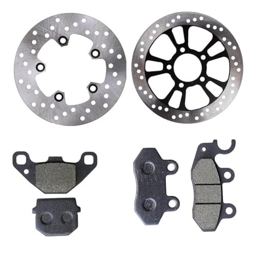 SELVIKE Front & Rear Disc Brake Plate & Brake disc Pad Compatible with Ola S1 & S1 Pro, Silver (FRONT & REAR DISC PLATE & DISC PAD OLA) - Image 1