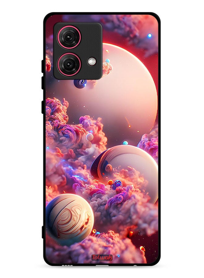 Tolwak Motorola Moto G84 5G Protective Case Cover Clouds Abstract Art - Image 1
