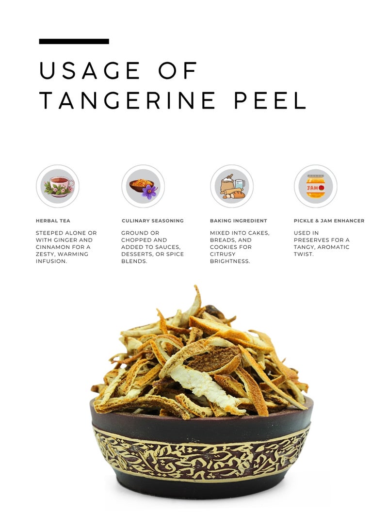 AWAFI MILL Orange Peel Strips – Dried Tangerine Peel (Chenpi Style) | Zesty Citrus Ribbons for Teas and Infusions, Baking, Marmalade, Spice Blends, Sauces and Garnishes - 100 g | 3.5 Oz - Image 3