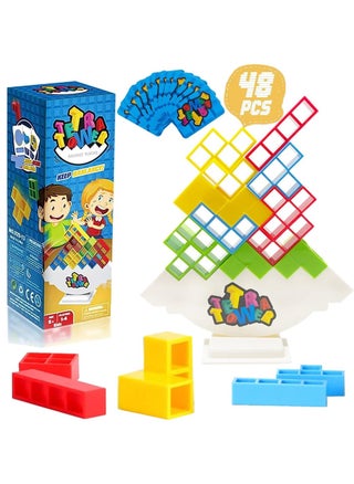 48 Pcs Tetra Tower Balance Stacking Blocks Game Board Games For Kids And Adults 2 Players Balance Game Team Building Blocks Toy - pzsku/Z0B9FF00D82DF67CBC4C7Z/45/_/1705573677/6cfc0692-2be3-4f5f-9800-b06be15fbe51