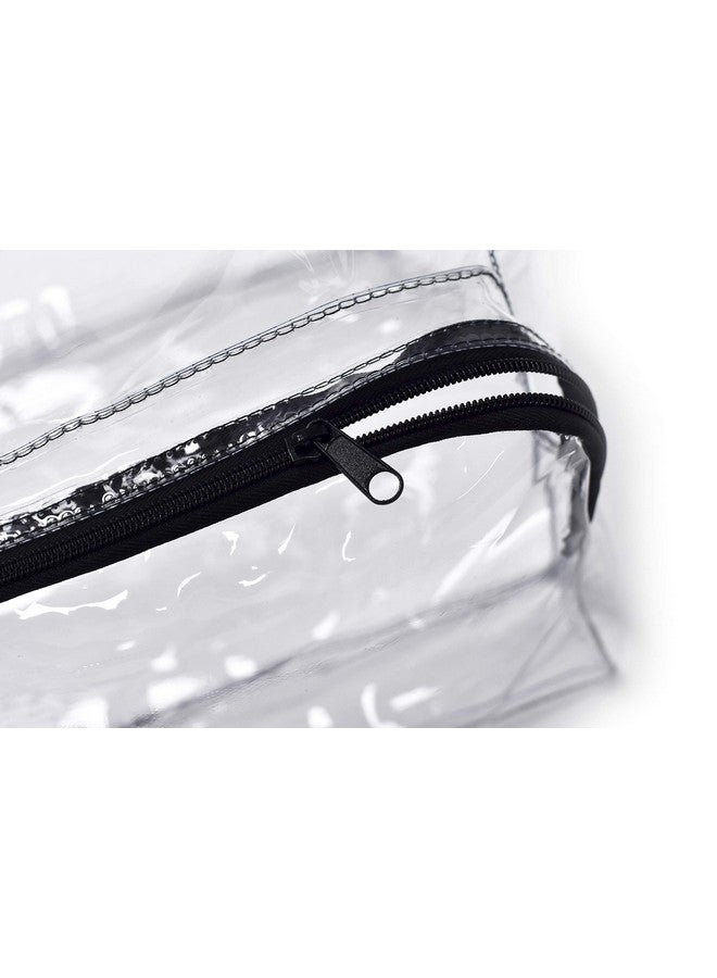 Masirs Masirs Clear Lunch Bag, Durable PVC Plastic See Through Lunch Bag with Adjustable Shoulder Strap Handle for Prison Correctional Officers, Work, Stadium Approved, Freezer Proof, (Medium)  - Image 4