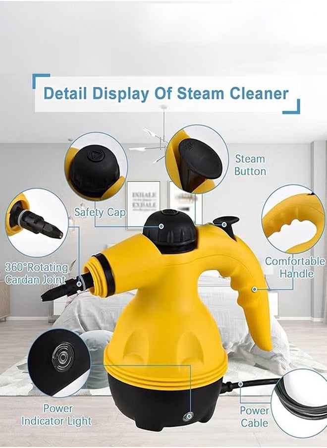 RATSAW High Pressure Steam Cleaner Portable Steam Cleaner for Home Kitchen Multifunctional High Temperature Pressure Steam Cleaner Machine with 9 Pcs Accessories for Kitchen Car Window  - Image 5