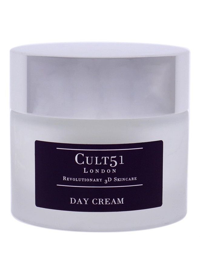 CULT51 - Day Cream - Intensely Hydrating Moisturizer - Reduces Signs Of Aging And Prevents Visible Wrinkles - Experience Glowing Skin And Deep Hydration - Renewing Treatment Restores Your Face - 1.6 Oz - Image 1
