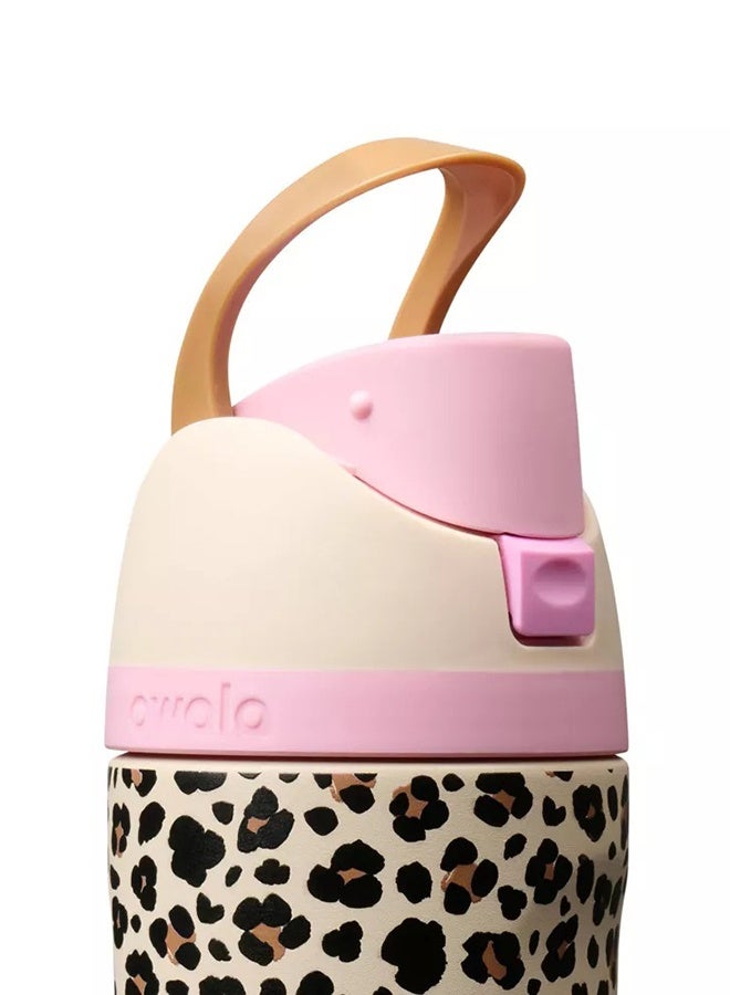 Cat & Jack 16oz Kids FreeSip Insulated Stainless Steel Water Bottle – Push Button Flip Lid with Lift-to-Unlock Safety Lock BPA Free - Image 5