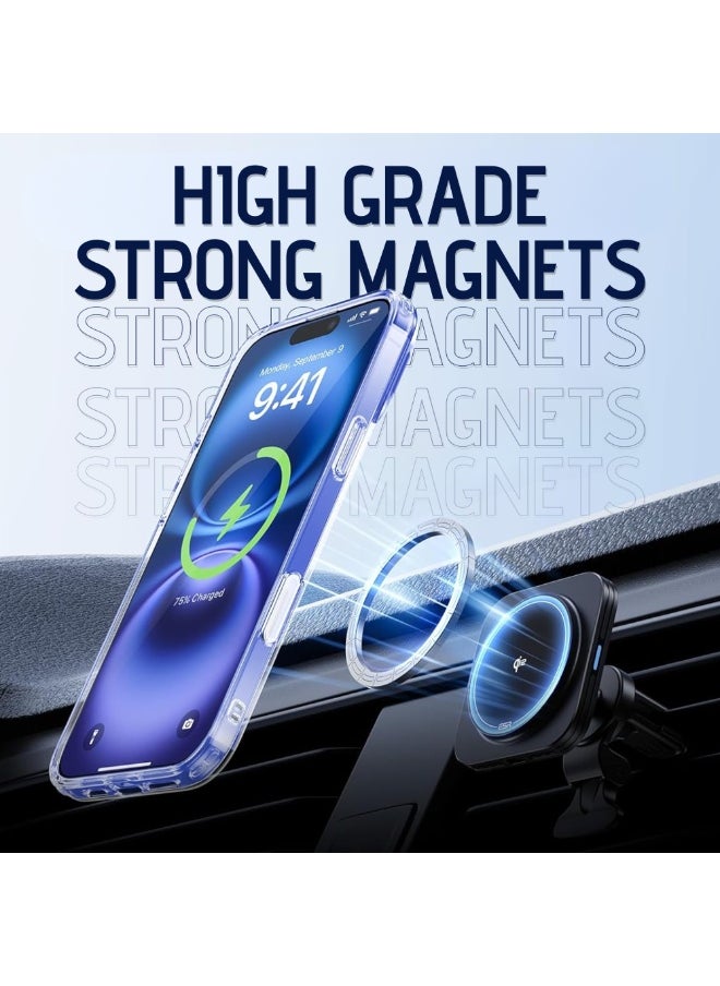 MMG iPhone 16 Plus Case Cover, Camera Control Capture Button, Built-in Stash Stand Phone Case, Compatible with MagSafe, Camera Kickstand Protective Case  - Image 4