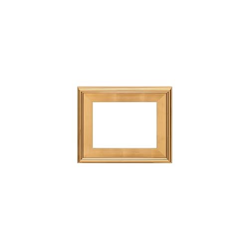 Creative Mark Plein Air Style Frame, Hand Leafed Gold, 9x12-3" Wide Moulding with 1/2" Rabbet Depth, Open Back W/O Glazing, Museum Quality, For Art Panels, Stretched Canvas, Pictures and More - Image 1