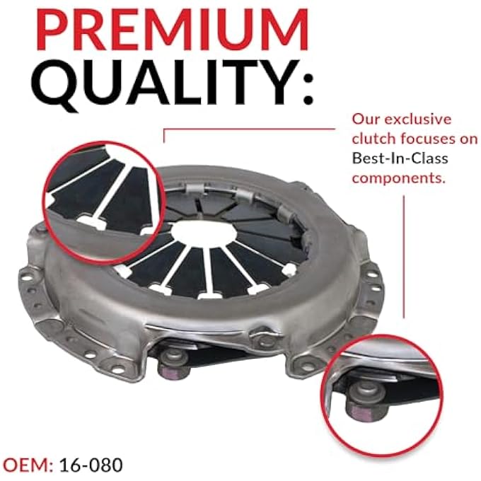 rayihni SOUTHEASTCLUTCH Clutch Kit Compatible With Corolla Matrix MR2 Spyder Celica Pontiac Vibe Geo Prizm Base Gsi Lsi S Ce Le St Xr 16L L4 18L L4 GAS DOHC Naturally Aspirated 1ZZFE 2ZZGE 16080 - Image 3