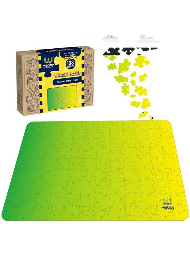 Webby Gradient Puzzle Wooden Jigsaw Puzzle, 108 Pieces - Image 1