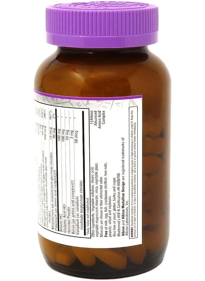 Bluebonnet Nutrition - Bluebonnet Nutrition High Potency Chelated Multiminerals 120 Caplets - Image 1