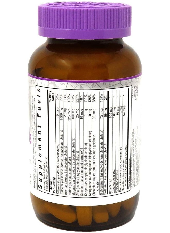 Bluebonnet Nutrition - Bluebonnet Nutrition High Potency Chelated Multiminerals 120 Caplets - Image 1
