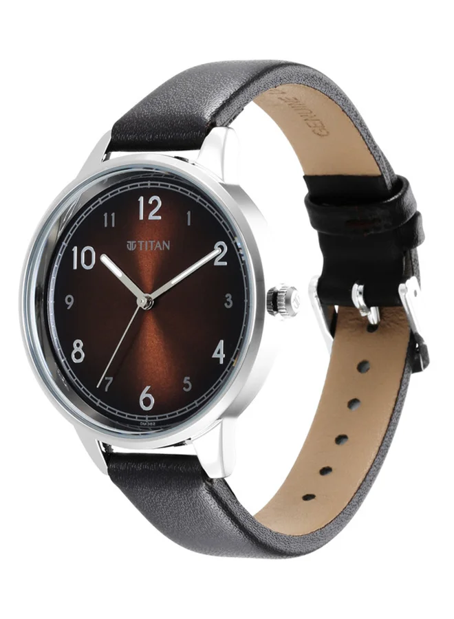 TITAN Leather Analog Wrist Watch 2648SL05