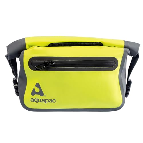 Aquapac Heavy Duty Waterproof Waist Pack Acid Green Made in the UK 3 Litre Capacity Travel Essential 5 Year Warranty Hiking Mountain Biking Running Accessory - Image 1