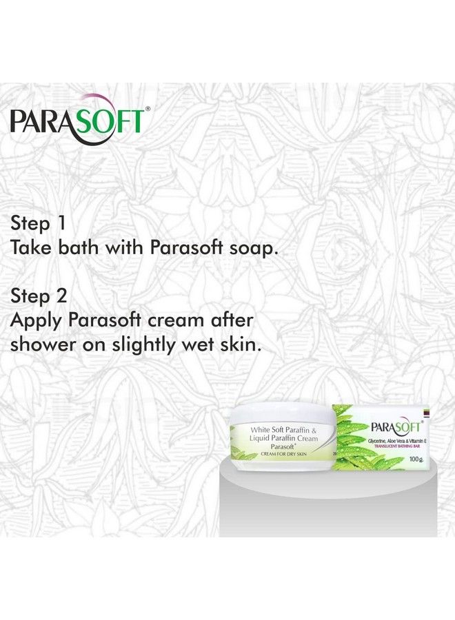 Parasoft Combo Of Intense Moisturizing Nourishing Cold Cream Winter Cream 200Gm & Hydrating Cleansing Body Bathing Bar Soap100Gm With Aloe Vera & Glycerine For Dry Skin Paraben Free - Image 5