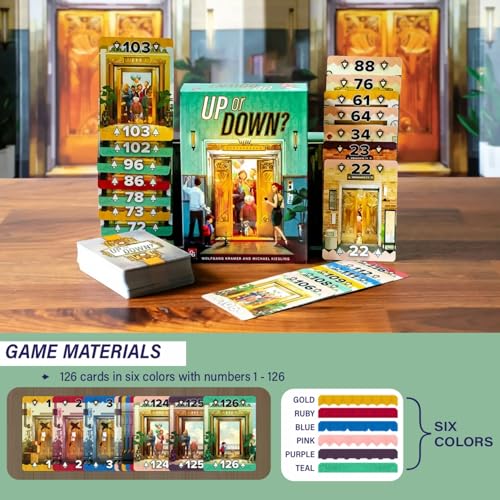 Capstone Games Up or Down Card Game Fun Family Card Game for 26 Players Ages 8 Quick Play EasytoLearn Strategic Card Game for Game Night Fun Card Games for Adults Kids - Image 5