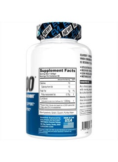 Evlution Conjugated Linoleic Acid CLA Pills - CLA 1000mg Diet Pills to Support Weight Loss Fat Burning Lean Muscle and Faster Metabolism - Stimulant-Free CLA 1000mg Safflower Based Fat Loss Support Pills - 90  - Image 2