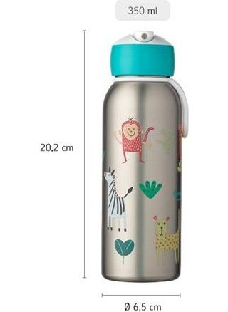 Mepal Insulated Bottle Flip Up Campus Retractable Thermos Water Bottle 350 ml  - Image 2