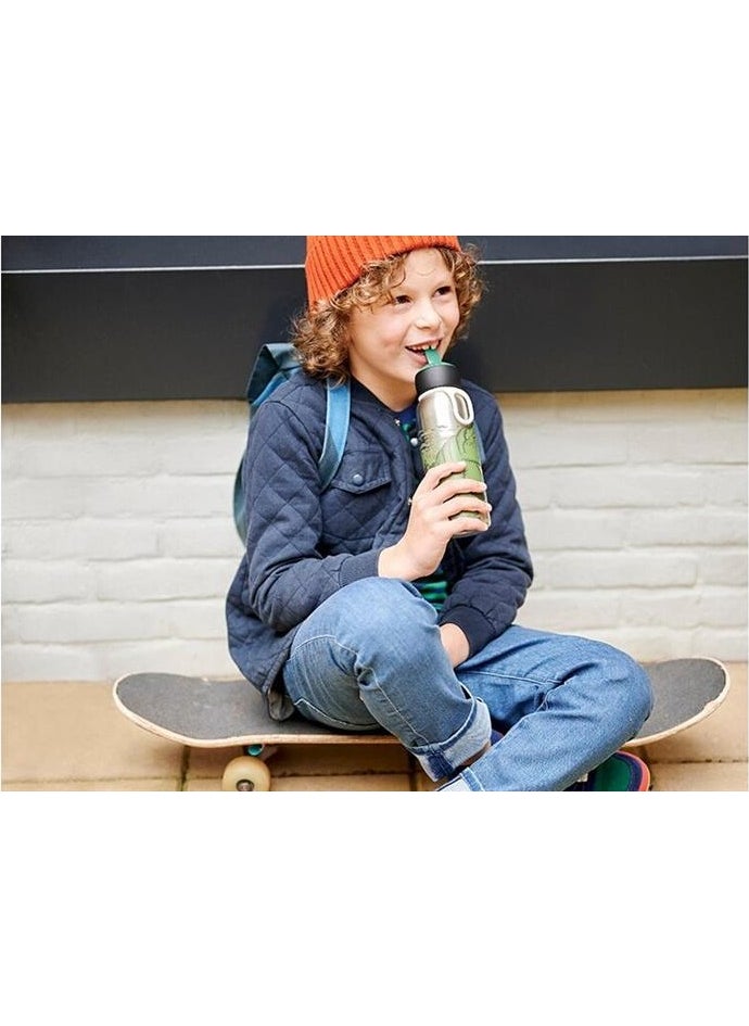 Mepal Insulated Bottle Flip Up Campus Retractable Thermos Water Bottle 350 ml  - Image 4