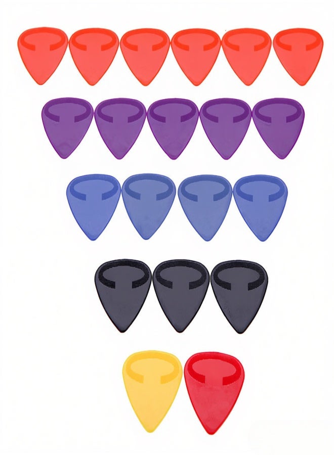 Alice AP-G 20pcs 0.71mm Projecting Nylon Guitar Picks Plectrums - Image 1