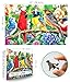 MINIWAN 500 Piece Bird Jigsaw Puzzle Vibrant Cardinal Blue Bird with Flowers Butterflies Perfect Adult Puzzle Unique Art for Home Decor Gifts - Image 4