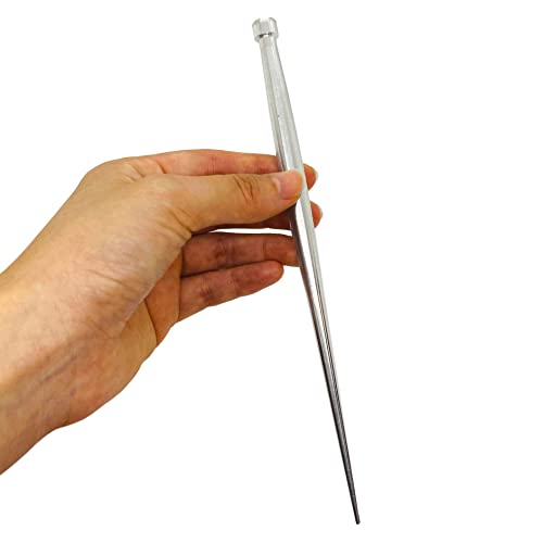 KAKURI Bonsai Root Hook, 7.8" Professional Gentle Bonsai Root Pick Tool, Lightweight Japanese Aluminum, Silver, Made in JAPAN - Image 4